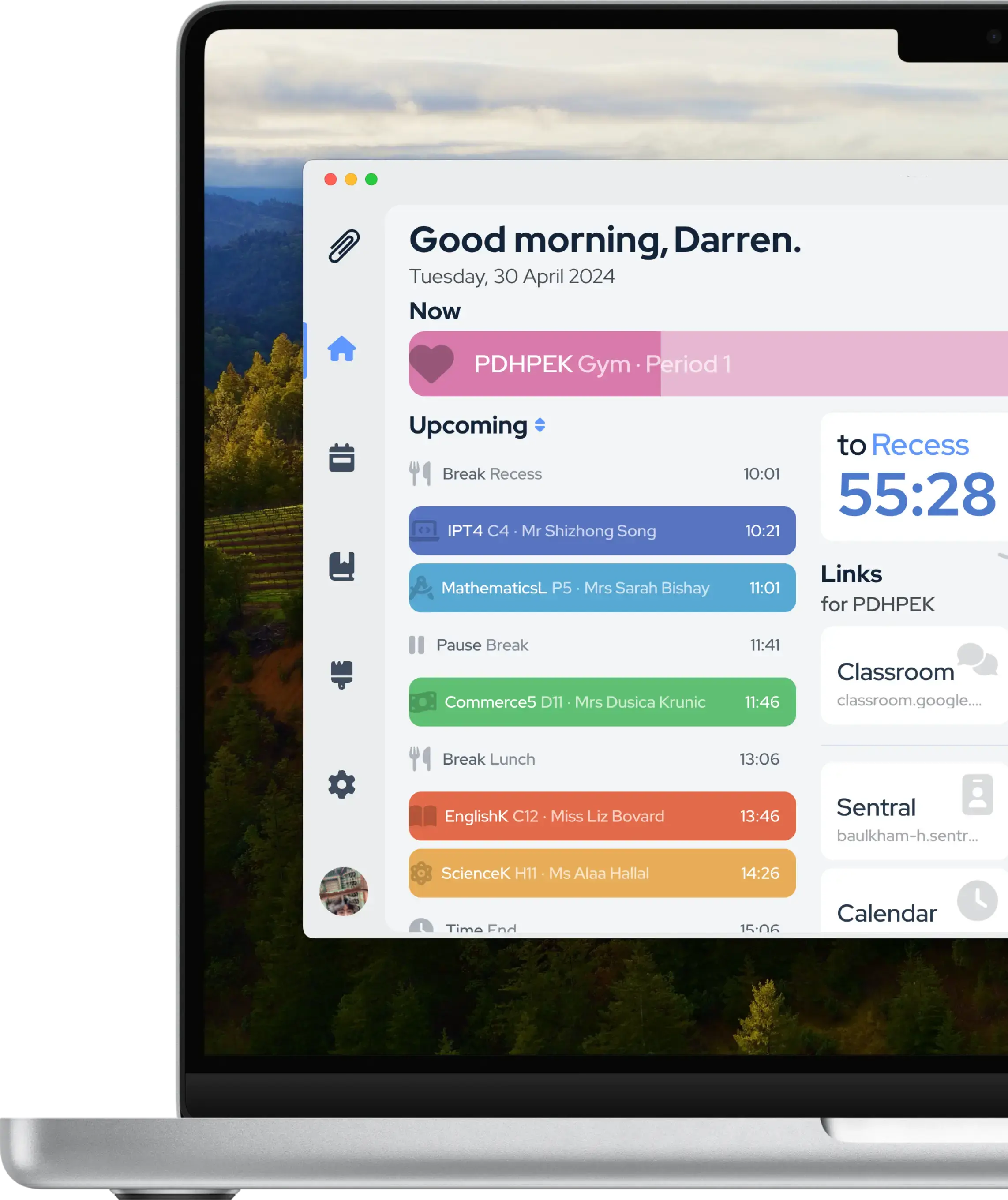 Subjective for Web displayed on a laptop